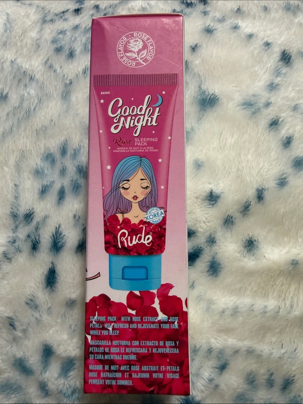 RUDE Good Night Rose Sleeping Pack - Pink & Blue Artwork - Picture 3 of 4